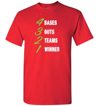 Load image into Gallery viewer, 4 Bases T-Shirt - Inside The Batters Box