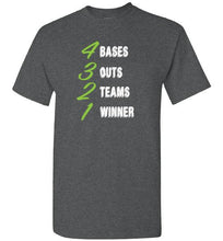 Load image into Gallery viewer, 4 Bases T-Shirt - Inside The Batters Box