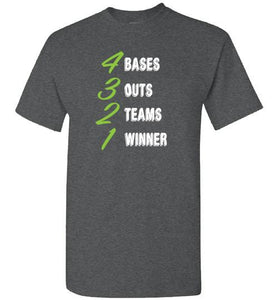 4 Bases T-Shirt - Inside The Batters Box